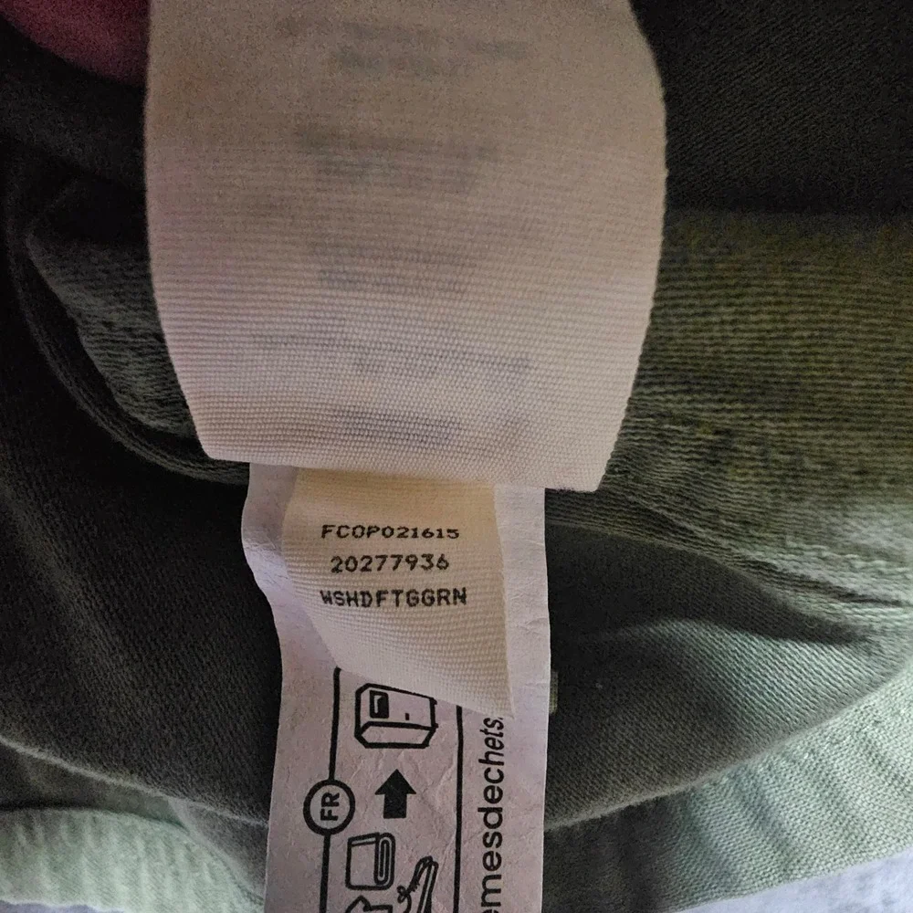 Filson Field Jac-Shirt Washed Fatigue Green Cotton Men's XXXL 20277936